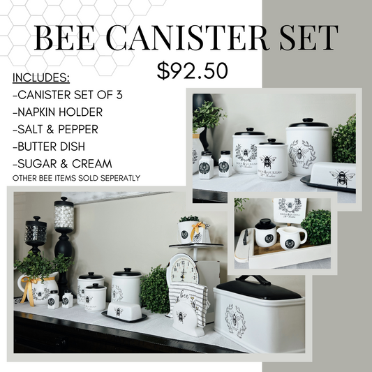 Bee Canister Set