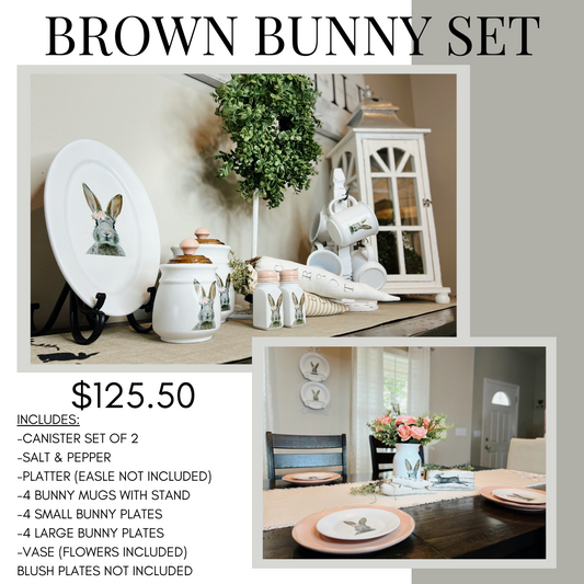 Brown Bunny Set