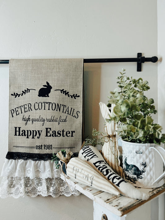 Peter Cottontails Table Runner