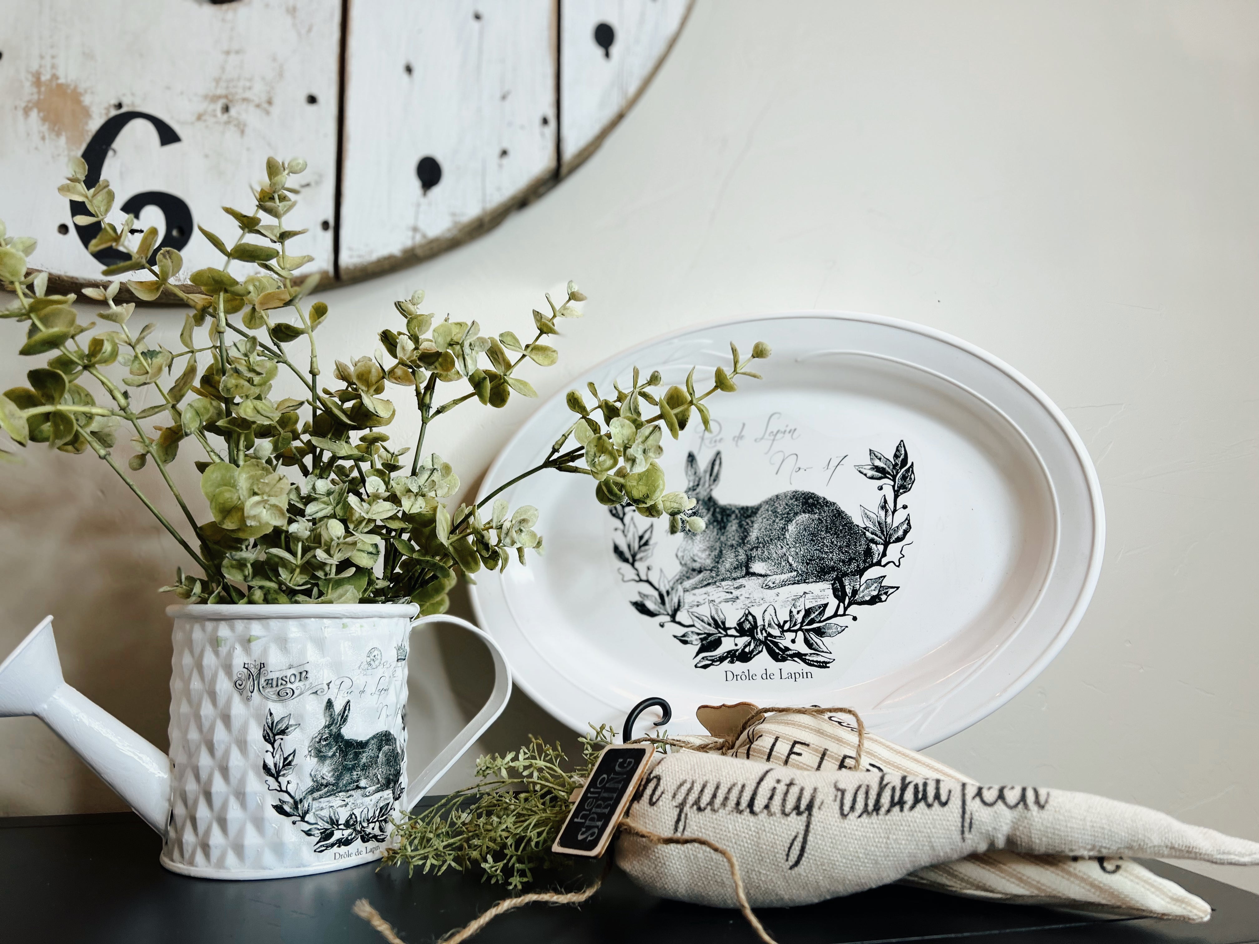 B&W Rabbit Set – twicenewwitharedo