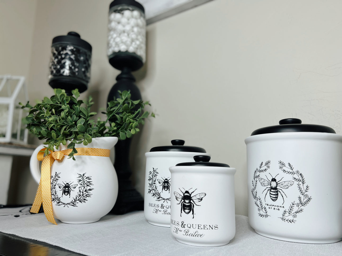 Bee Canister Set