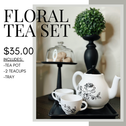 Floral Tea Set