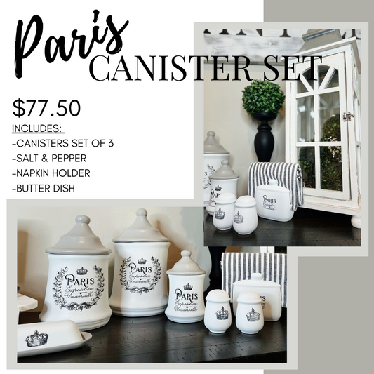 Paris Canister Set