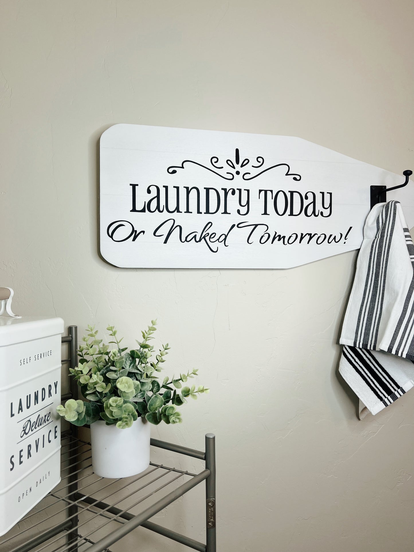 Laundry Room Ironing Board Sign